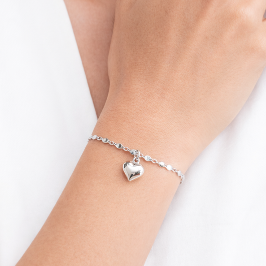 Herzarmband – filigranes Design