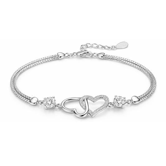 Améthyste Herzarmband