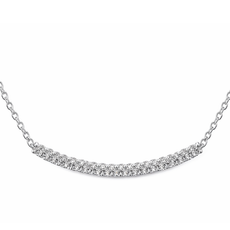 Collier-Halskette mit Pavé-Element