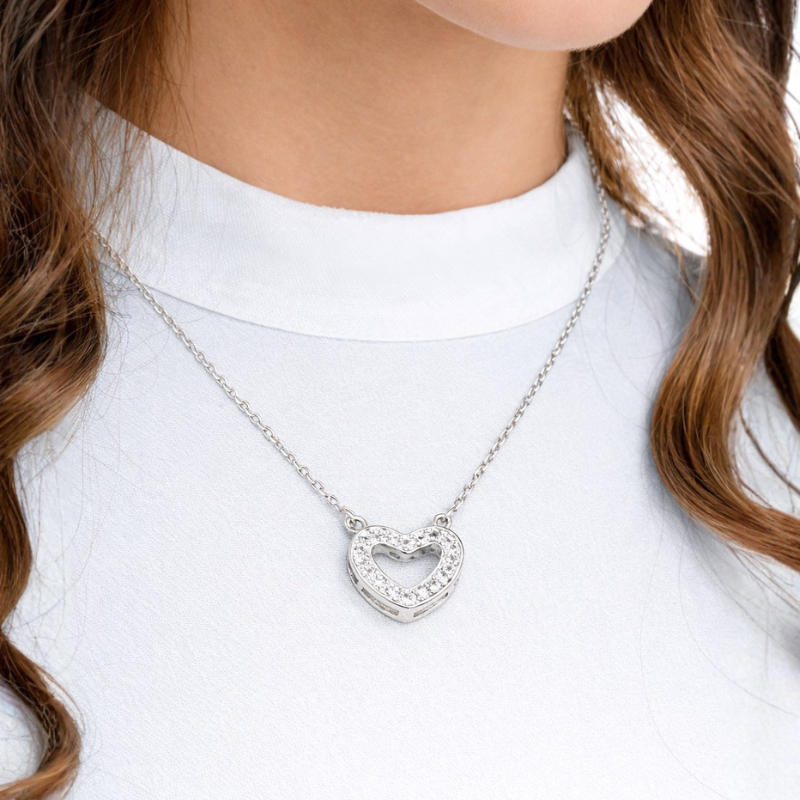 Herzkette – Offenes Design