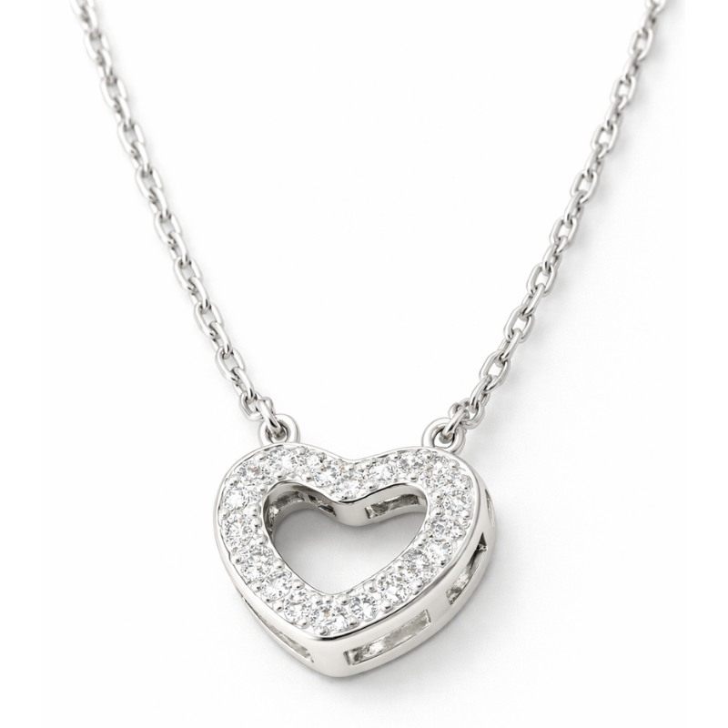 Herzkette – Offenes Design